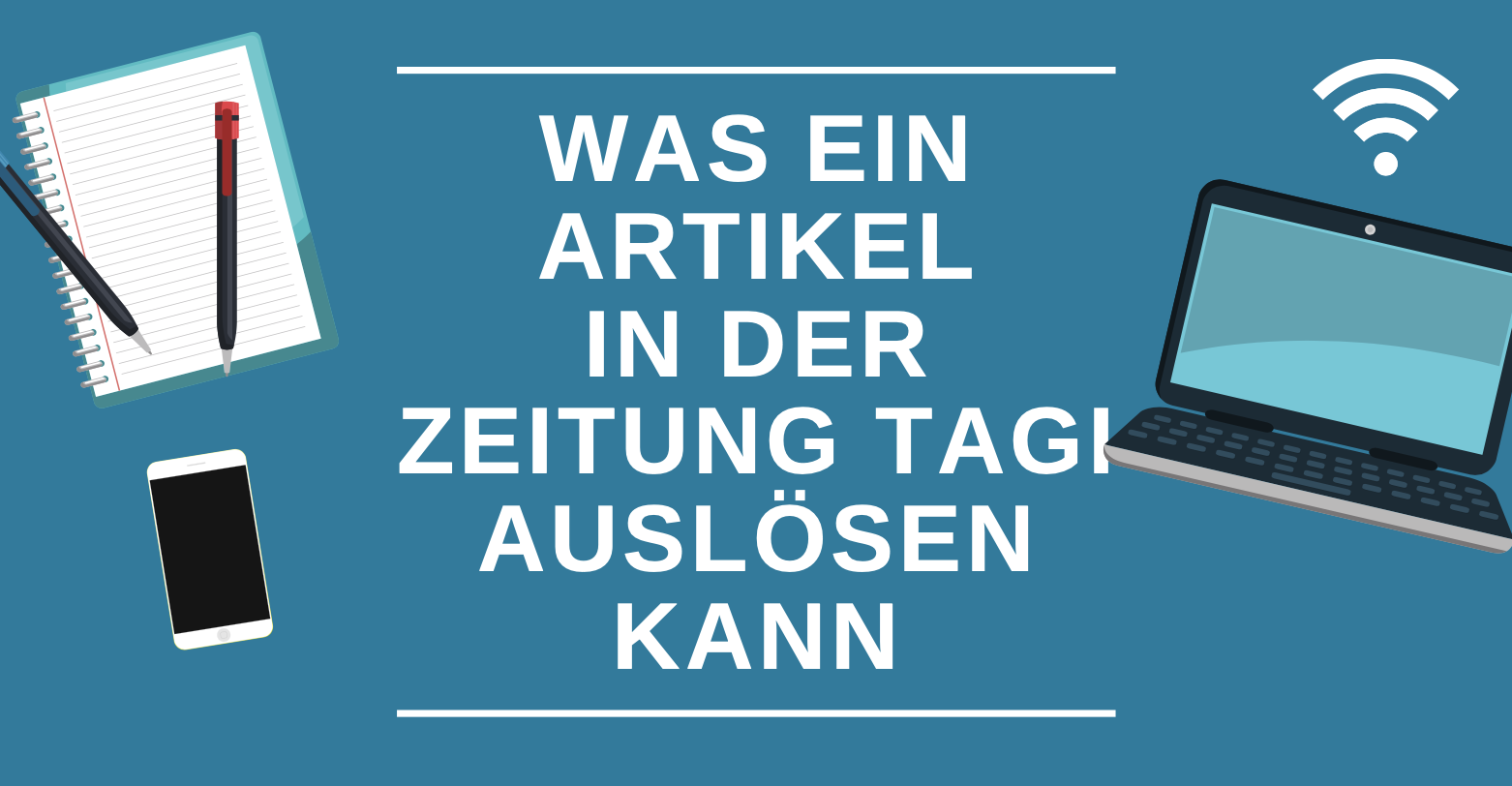 Titelbild: Was ein Artikel in der Zeitung Tagi auslösen kann